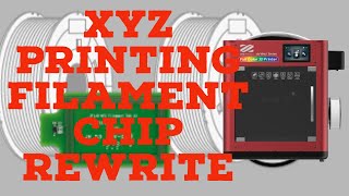 XYZ Da Vinci 3D Printing Writing YOUR own NFC Filament tags using an APP on your mobile phone [upl. by Yrreiht]