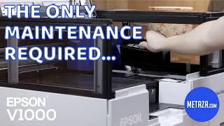 Epson V1000  A4 UV Printer Maintenance [upl. by Anileba199]