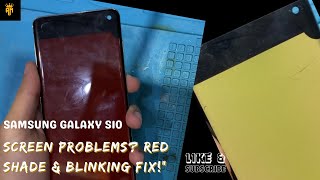 Samsung Galaxy S10 Screen Problems Red Shade amp Blinking Fixquot [upl. by Glynas356]