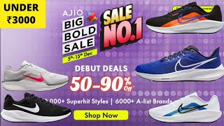 Best Nike Shoes in Ajio Big Bild Sale 2024  Nike Running Shoes Under 2000 [upl. by Randi505]