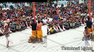 Narsingh Bhagwan Joshimath SthapnaTimundiya Mela 2019Narsingh Devta Temple Joshimath Uttrakhand [upl. by Notsnarc]