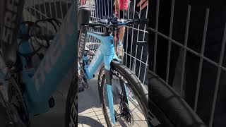 Trek Segafredo Team Bike at 2022 Tour de France finish in Paris cycling cyclist roadbike bike [upl. by Ahsienel]