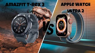 Amazfit TRex 3 vs Apple Watch Ultra 2  Which One is Right for You [upl. by Lindsy]