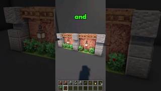 Minecraft Granite Wall 🧱 Design Tutorial minecraft [upl. by Keene143]