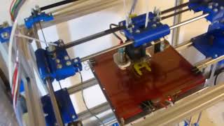 Home Made DIY CoreXY 3D Printer 自作 3D プリンター [upl. by Inaja93]