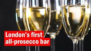 London’s first all prosecco bar  First look  Time Out London [upl. by Aihtenak]