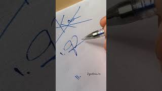 How to sign the letter K❤️ [upl. by Amalbergas506]