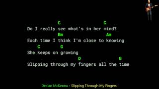 Declan McKenna  Slipping Through My Fingers  Lyrics Chords Vocals [upl. by Scever]