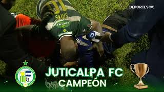 Juticalpa se proclama campeonísimo de la Liga de Ascenso tras ganarle al Lone FC en penales [upl. by Ackler808]