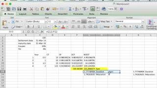 Bond Duration explained calculation and concept  part 1 [upl. by Eisseb]