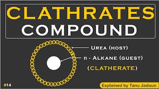 clathrates compound bsc  clathrate compound organic chemistry  clathrate  catchy study [upl. by Maltzman38]