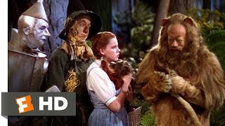 The Cowardly Lion  The Wizard of Oz 68 Movie CLIP 1939 HD [upl. by Anaidirib198]