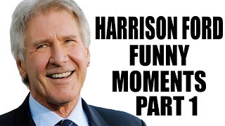 Harrison Ford Funny Moments  Part 1 of 2 [upl. by Airyt]