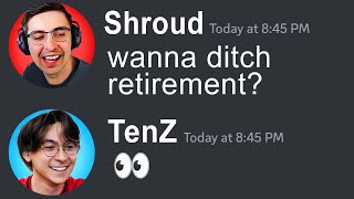 Shroud Hires TenZ To Make THE FPS Team [upl. by Alehc104]