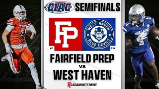 CIAC SEMIFINALS  1 Fairfield Prep vs 5 West Haven High School Varsity Football [upl. by Egres]