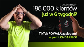 Jak reklamować biznes i sklep internetowy ZA DARMO na TikToku  testuję na sobie podaję liczby [upl. by Akcirehs]