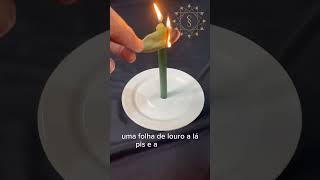 Simpatia para dívidas valor em folha de louro queimar com vela verde ou branca pedindo soluções [upl. by Feinberg]