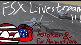 playing fsx with taiwan animations Microsoft Flight Simulator X Gameplay [upl. by Desmund]