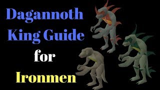 OSRS  Dagannoth King Guide for Ironnmen [upl. by Anurag]