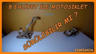 B EHLİYET İLE MOTOSİKLET KULLANILIR MI  50cc MOTOSİKLETLER KİMİN İŞİNE YARAR  DETAYLI ANLATIM [upl. by Eiramrebma]