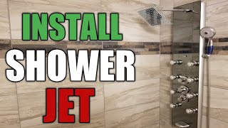 blue ocean 52quot shower panel tower installation part 1 [upl. by Etterb]