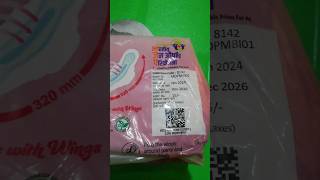 Cheapest sanitary napkin in India biodegradableproducts shortsfeed suravikarishu [upl. by Eentruok]