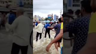 Vijayawada City Floods😱We All Will Remember This Year 2024🥹😱😳vijayawada telugu [upl. by Nitsirc]