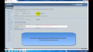 Zyxel How To NSA NAS Firmware Upgrade [upl. by Anoerb]