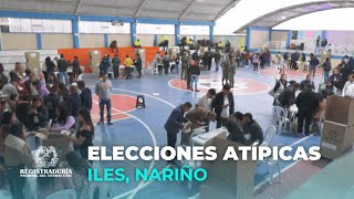 Cerraron las urnas de las elecciones atípicas de alcalde en📍Iles Nariño [upl. by Aeila519]