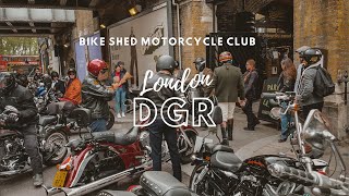 The Distinguished Gentlemans Ride DGR 2021 in London and Bike Shed [upl. by Ahsaeym]