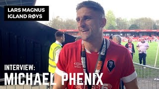 SALFORD CITY ARE PROMOTED  Michael Phenix postmatch interview  Salford CityBoston United 12 [upl. by Lamej]