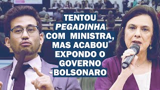 quotEU FIQUEI PERPLEXA DEPUTADO KIMquot DISSE A MINISTRA NÍSIA TRINDADE  Cortes 247 [upl. by Sauder]