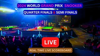 2024 World Grand Prix Snooker LIVE Score UPDATE Today Quarter Finals amp Semi Finals Match Jan 19 2024 [upl. by Lede]