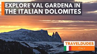 Explore Val Gardena in the Italian Dolomites Italy Italy Winter Travel [upl. by Pickar]