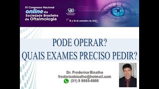 Cirurgia Refrativa Quais exames preciso pedir [upl. by Hatch]