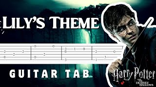 Lilys Theme Deathly Hallows  Easy Guitar Tab [upl. by Rachael]