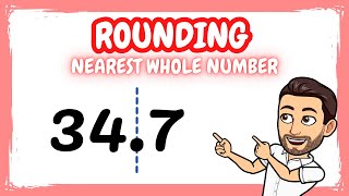 Rounding to the Nearest Whole Number  How to Round Decimals [upl. by Jan]