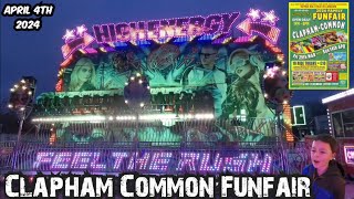 Clapham Common Funfair LONDON Vlog 4424 [upl. by Auqeenahs302]