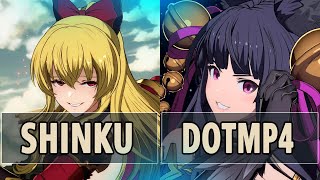 GBVSR Shinku Vira Vs DotMp4 Yuel  High Level Gameplay [upl. by Urd]