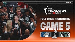 Minnesota Lynx vs New York Liberty  FULL GAME HIGHLIGHTS  WNBA Finals Game 5 [upl. by Josi]