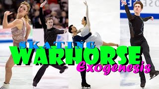 Skating Warhorse  Exogenesis Jeremy Abbott Amber Glenn Guignard amp Fabbri Roman Sadovsky [upl. by Nosemyaj]