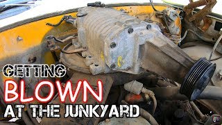 Pulling a M90 SUPERCHARGER At The JUNKYARD For CHEAP  Twin Supercharged Budget LS Build Step One [upl. by Brewer]