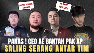 PANAS  CEO ALTER EGO BANTAH PAK AP SOAL RUGI BELI TAZZ SALING SINGGUNG ANTAR TIM MPL ZONA MERAH [upl. by Silsby]