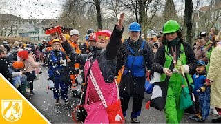 Rosenmontagszug in Lennep 2019 nimmt sich das DOC vor [upl. by Glass]