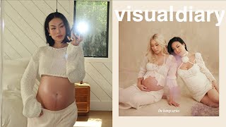 A Pregnant Week in My Life  visual diary vlog maternity photoshoot wholesome weekend [upl. by Benoit]