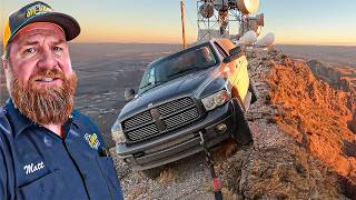 Hanging Off Cell Towers Edge Ram Truck Ready To Roll [upl. by Nylireg]