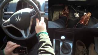 How To Rev Match Downshift In A Manual Car Tutorial [upl. by Gnes]