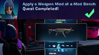 Apply a weapon Mod at a Mod Bench Fortnite [upl. by Munt]