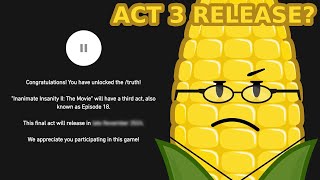 Inanimate Insanity S2E18 ACT 3 release month SECRET COBS MESSAGE [upl. by Walworth]