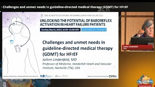 HFA 2023 Challenges and Unmet Needs in GDMT for HFrEF by Dr JoAnn Lindenfeld [upl. by Kellyann684]